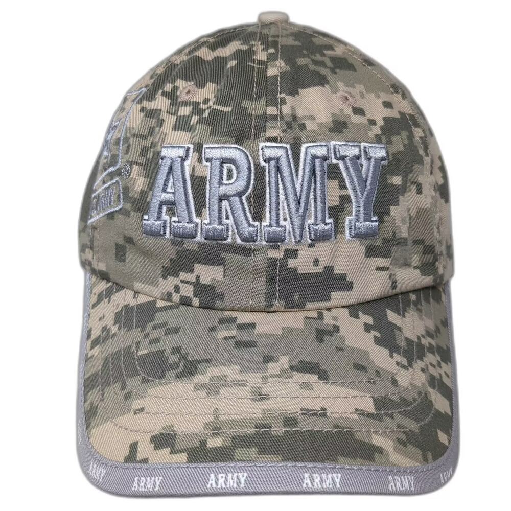 Mitchell Proffitt US Army Baseball Cap Green Gray Digital Camo Adjustable OS Hat